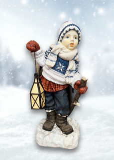 Christmas Boy (H: 77cm W: 40cm D: 20cm)