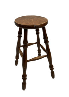 Stools Dark Wood (H: 60cm)