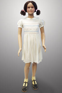 Girl with Smocked Dress