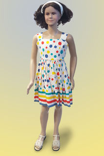 Girl in Polka Dot dress