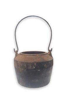 Cauldron Extra Small Metal (H: 13cm D: 15cm)
