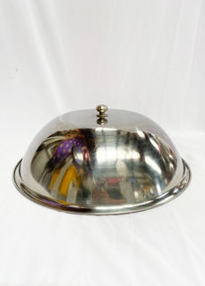 Closhe / Dome Lid #2 Silver (D: 36cm H: 10cm)