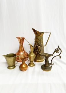Brass Jugs Assorted