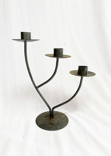 Table Candelabra Grey Assending (H: 26cm)