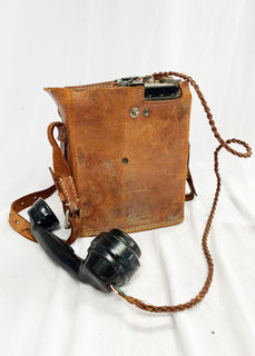Army Field Phone/Radio Leather Case #3