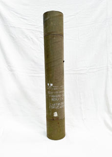 Military Missile Cardboard Case/Holder (H: 81cm D: 13cm)