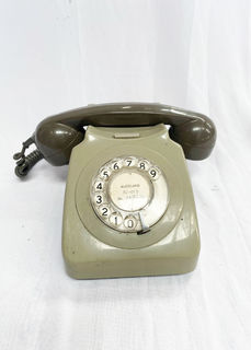 Telephone Grey Rotary Dial