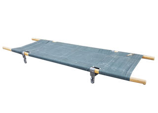 Army Stretcher Green Canvas (L: 2.1m x W: 0.6m x H: 0.19m)
