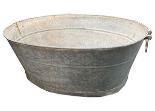 Tin Bath Large (H: 32cm L: 85cm D: 62cm)