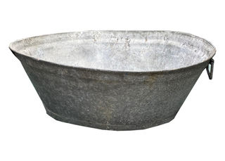 Tin Bath Large (H: 32cm L: 85cm D: 62cm)
