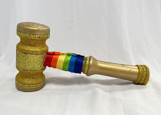 Gavel Large Rainbow (L: 35cm W: 18cm)