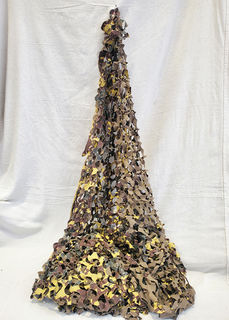 Camouflage Net Yellow, Green & Brown (2.5m x 2.2m approx)