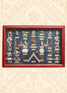 Rope Knots Framed (H: 40cm W: 60cm)