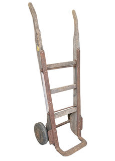 Sack Barrow Trolley Wooden + Metal