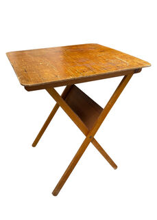 Wooden Folding Table #63 (H: 72cm x W+D: 61cm)