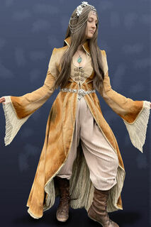 Rings of Power - Elf Gold Cloak