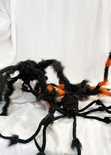 Spider Medium Fluffy Assorted (70cm span)