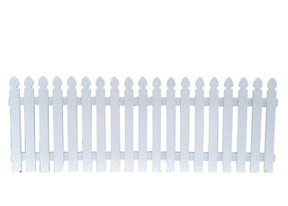 Medium White Picket Fence (L: 2m x H: 0.7m)
