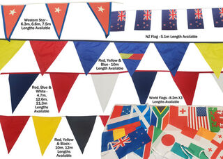 Bunting Assorted Fabric