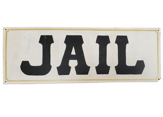 SIGN Small: Jail (H: 20cm W: 53cm)
