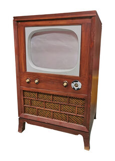 Television Unit #19 Dial TV w/ Fake screen (H: 92cm x W: 59cm x D: 49cm)