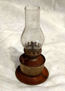 Small Lantern w/ Glass Top (H:15cm x Dia: 7cm)