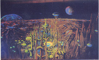 Alien Landscape Backdrop (W: 7m x H: 3m)
