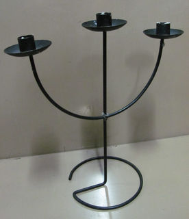 Table Candelabra Candlestick 3pt (0.35m). 10 available.