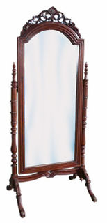 Cheval Mirror #2 Ornate (H: 190cm x W: 80cm)