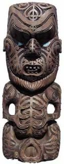 Maori Carving #1 Carving Tahi (H: 3m x W: 1.2m)