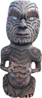 Maori Carving #2 Carving Rua (H: 2.79m x W: 1.72m)