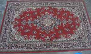 Persian Red/Beige/Blue Design (1.9m x 2.85m)