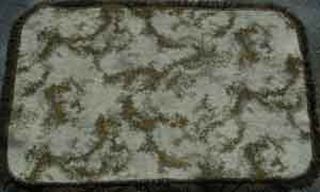 Rug Retro Swirl Cream/Brown/Green (1.05m x 1.5m)