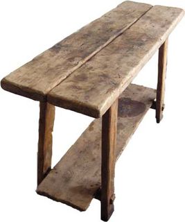 Rustic table (0.8m x 1.4m x 0.5m) [x=2]