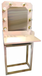 Makeup Mirror Small Two Seater (H: 1.7m x W: 0.7m x D: 0.4m)