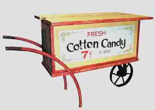 Cart Cotton Candy (0.6m x 1.65m x  0.73m)