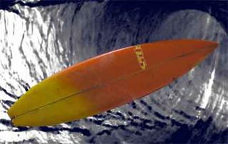 Surfboard Yellow/Orange (L190cm  W60cm)