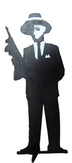 Gangster Cutout (1.9m x 70cm) [x= 3]