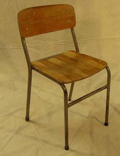 Chair School 002 (H74cm  W43cm  D44cm) 21 in stock.