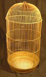 Birdcage #09 Gold Medium (H0.9m x D0.4m)
