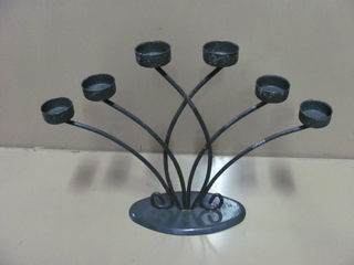 Table Candelabra Tea Candle 6 pt Candelabras (0.3 m x 0.4 m wide)