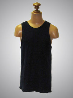 Farmers Black Wool Singlet