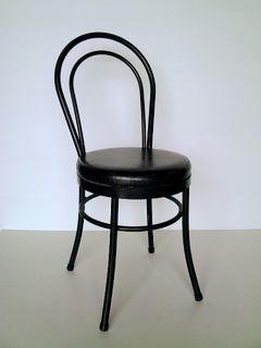 Chair Dining Black Bentwood (24 in stock)
