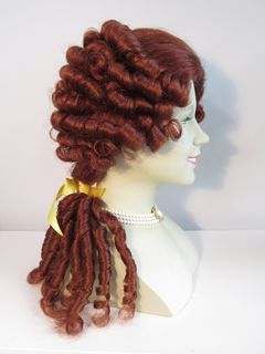 Red 18thc Court Wig