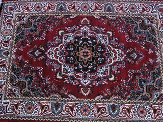 Persian Carpet re white blue black 1.6m x 2.3m