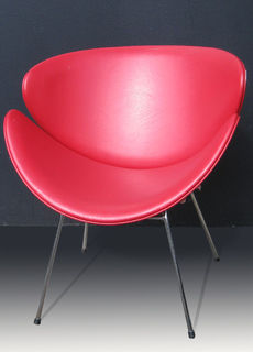 Lip Chair Red Vinyl x 2