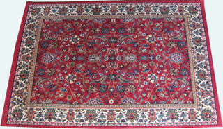 Persian Carpet  Red Cream Green (1.7m x 1.2m)
