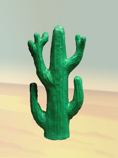 Cactus Paper-Mache Large (H: 0.8m)