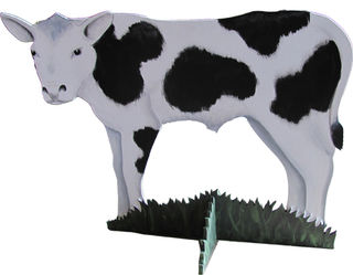 Cutout Calf (0.8 m x 1.2 m ) and bases