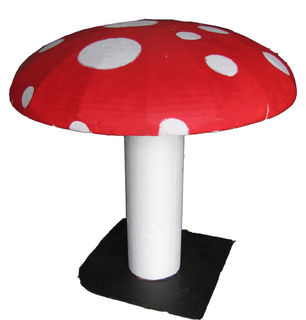 Large Poly Toadstool (D 90cm H 70cm) [x=2]